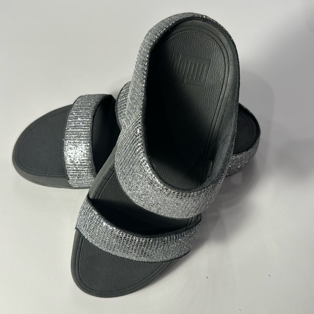 FitFlop LuLu Glitz Wedge Slides